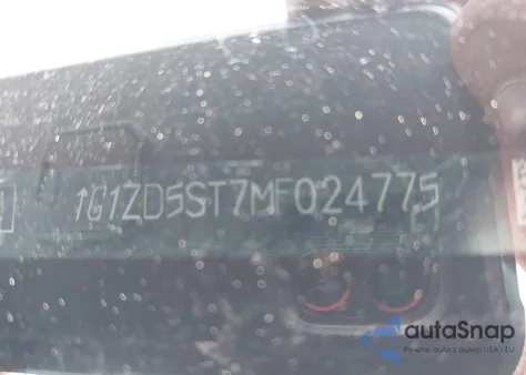 2021 Chevrolet Malibu Fwd Lt z USA, uszkodzony, nr VIN 1G1ZD5ST7MF024775